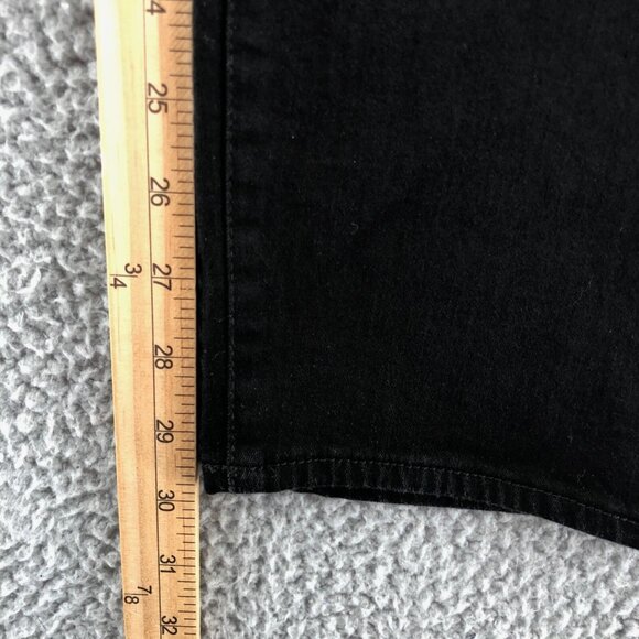 H&M Jeans Womens 26 Plus Black Super Stretch Skinny Pull On Casual Modern NWT - Picture 8 of 11